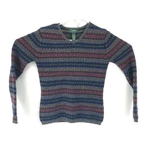 Lauren Ralph Lauren Wool Blend Sweater Size Small